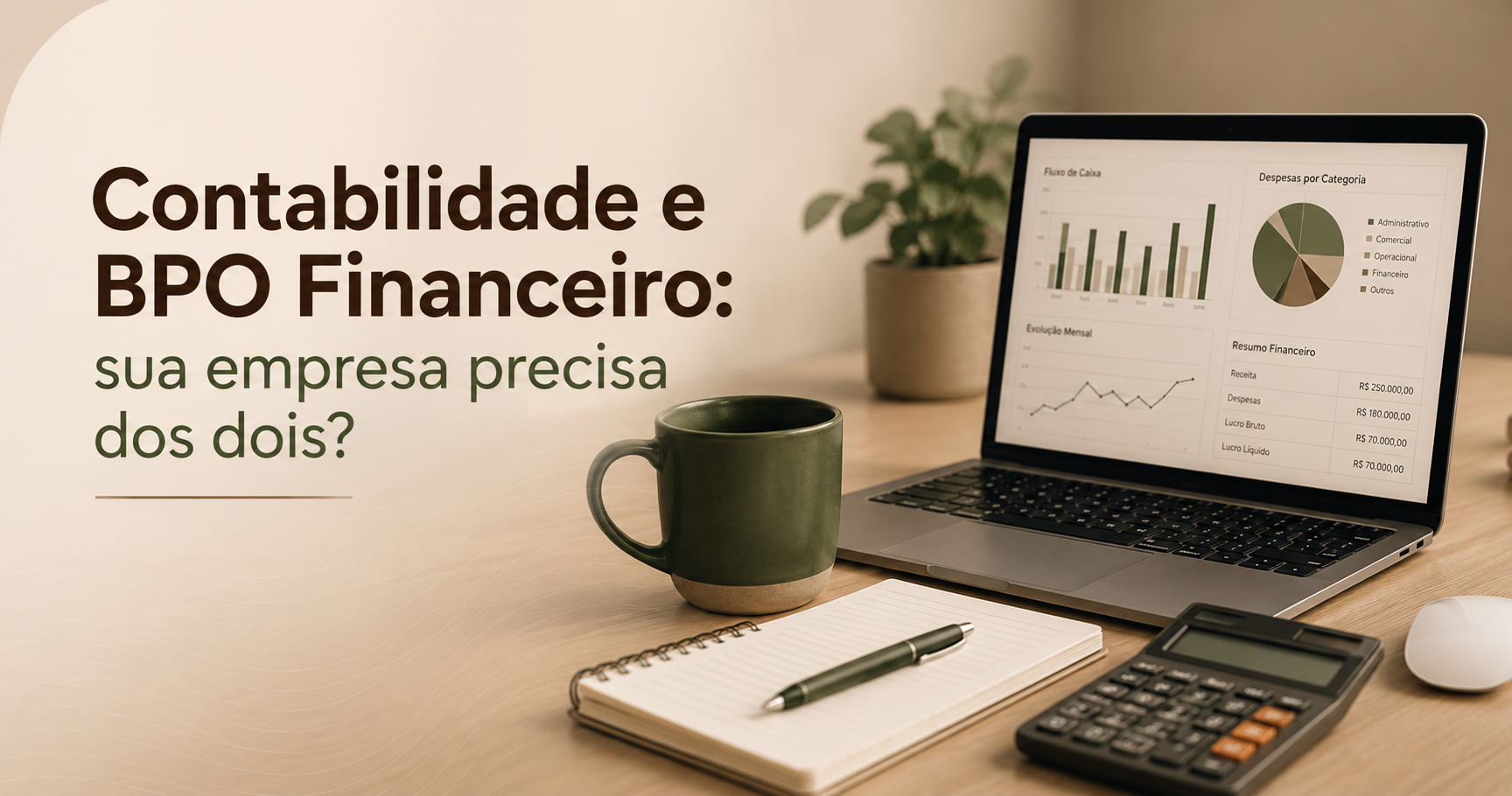 Contabilidade e BPO Financeiro: sua empresa precisa dos dois?
